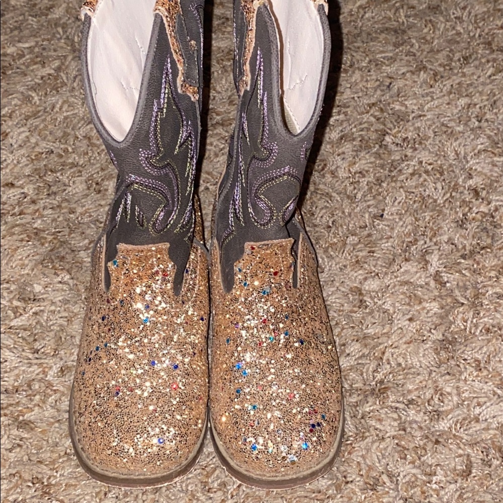 Glitter Cowgirl Boots-Toddler